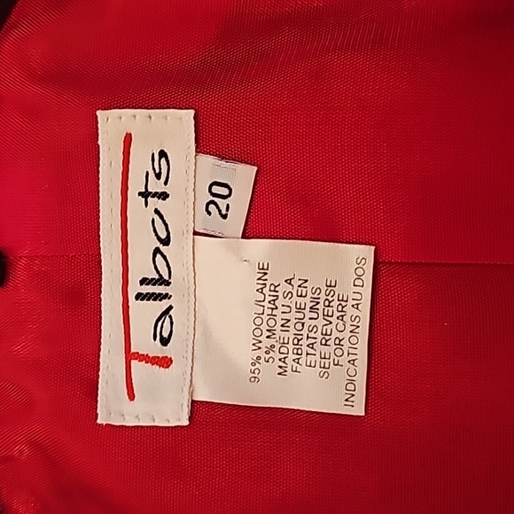 Talbots Plaid Womens Blazer Jacket Size 20 - Picture 5 of 7